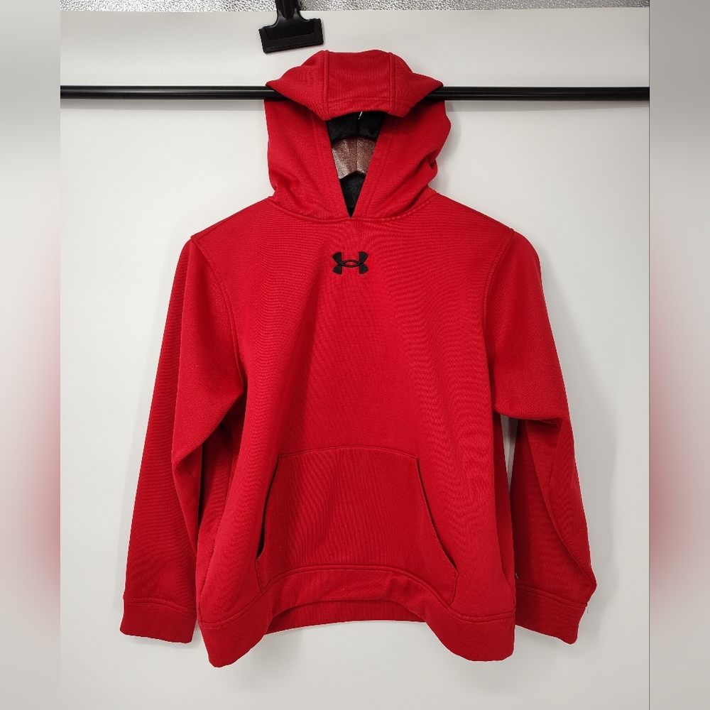 Under Armour Storm Kids Red Hoodie Size Youth Large